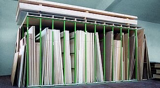 [Translate "International (France)"] Râtelier à panneaux